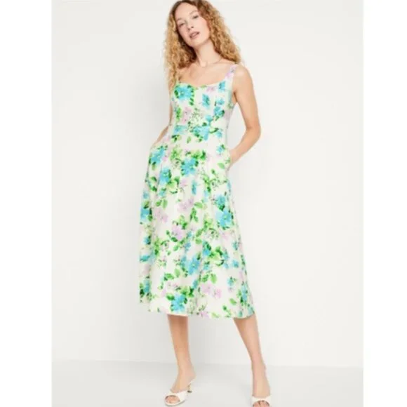 Floral Old Navy Fit Flare Dress Fit And Flare Maxi Dress From Old Navy  Cyndi Spivey